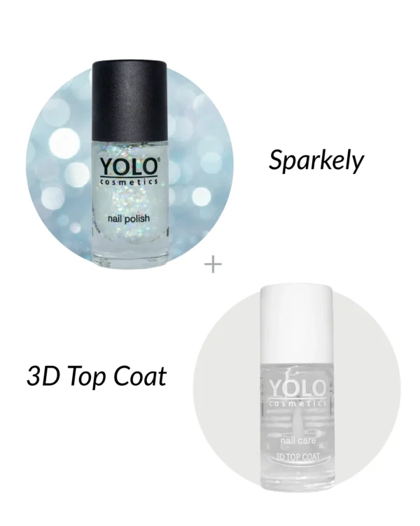 YOLO 214 Sparkely 3D Topcoat YOLO Cosmetics yolo-214-sparkely-3d-topcoat-yolo-cosmetics